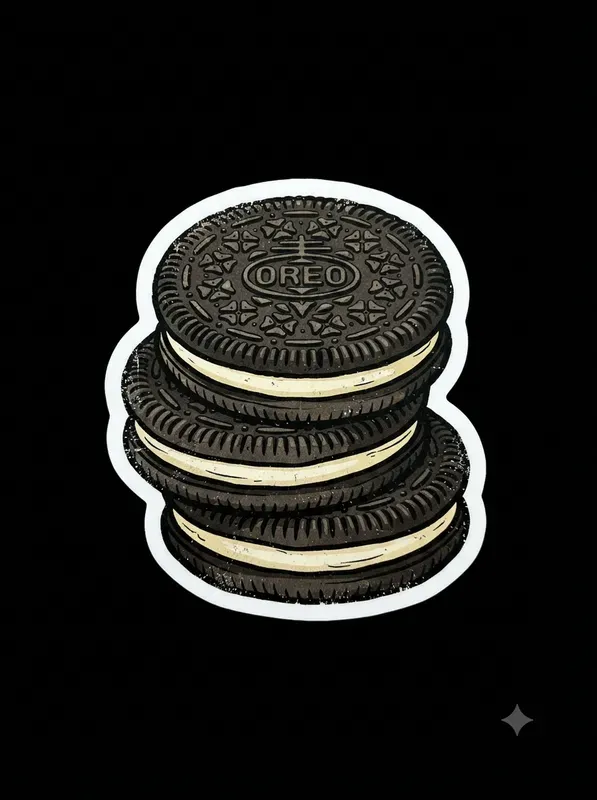 Vintage Screen Printed Stickers