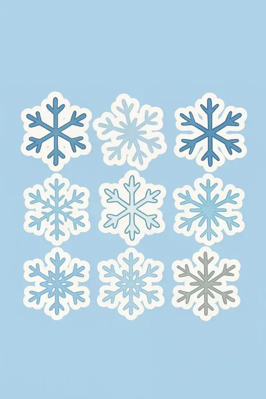 Cute Seasonal Theme Sticker Sets