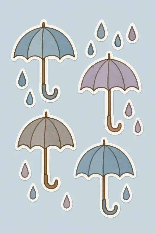 Cute Seasonal Theme Sticker Sets