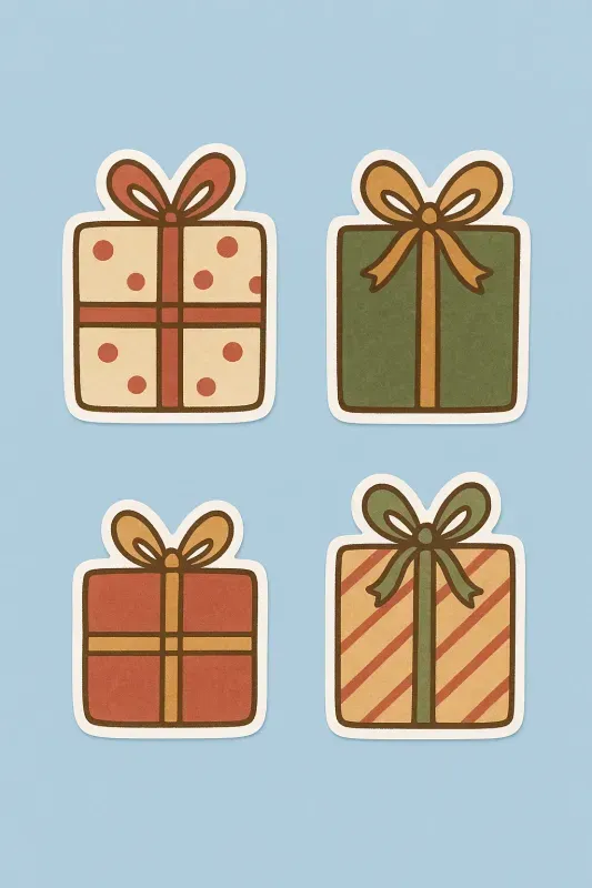 Cute Seasonal Theme Sticker Sets