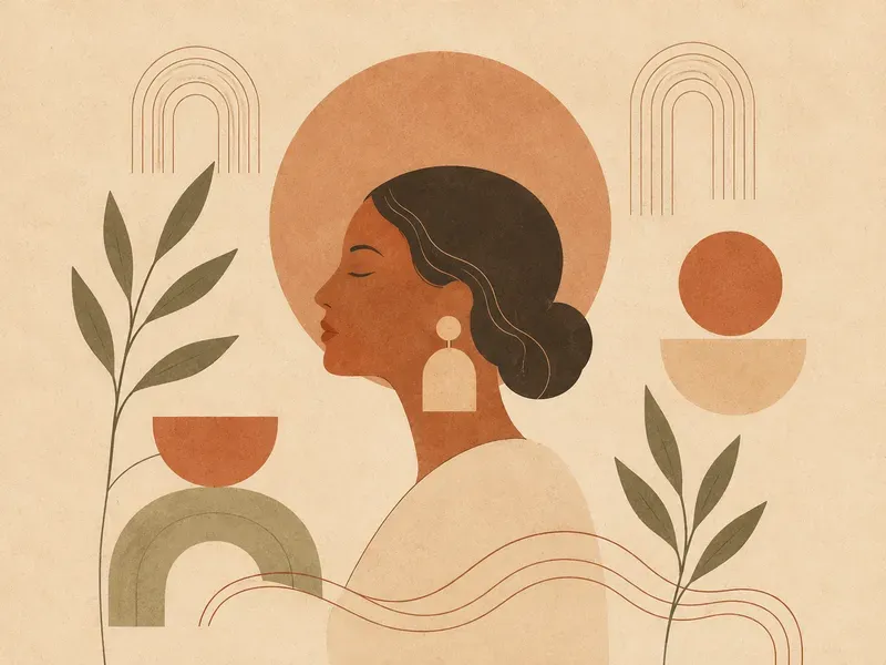 Earthy Minimalist Decor Art