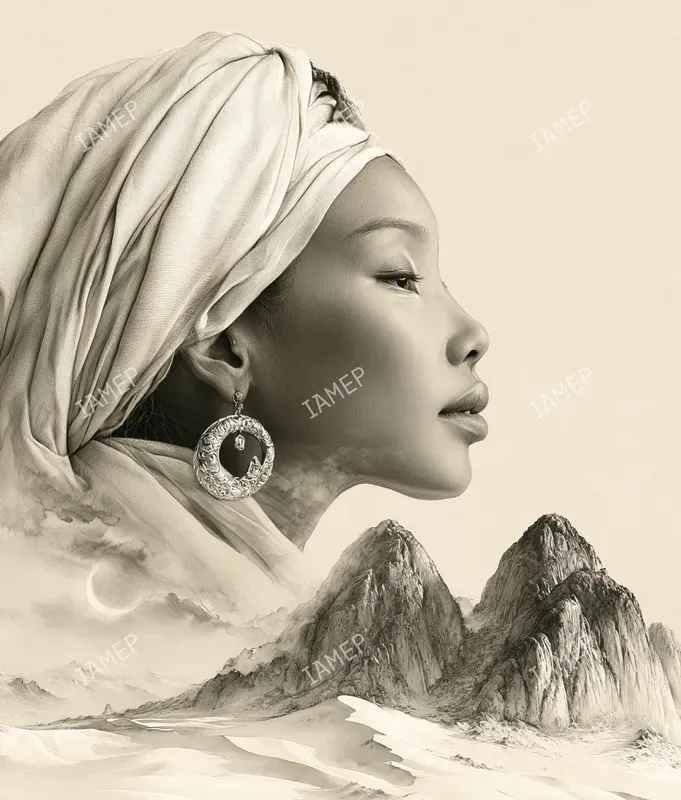 Poetic Ink Portrait Fusions