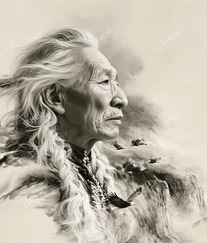 Poetic Ink Portrait Fusions