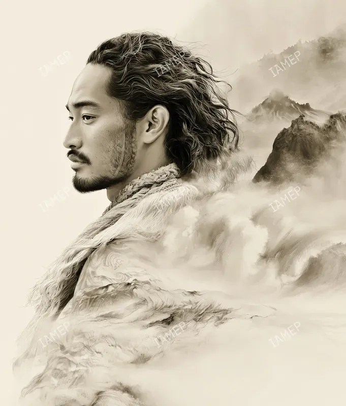 Poetic Ink Portrait Fusions