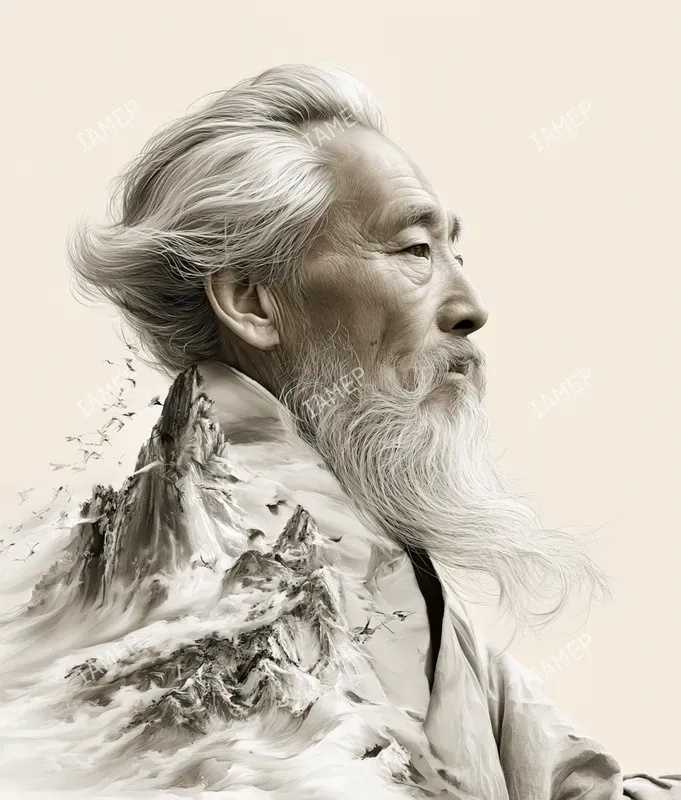 Poetic Ink Portrait Fusions
