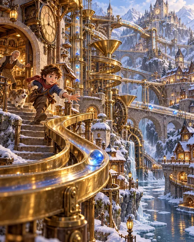 Giant Marble Machine Worlds