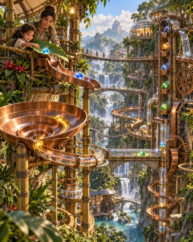 Giant Marble Machine Worlds