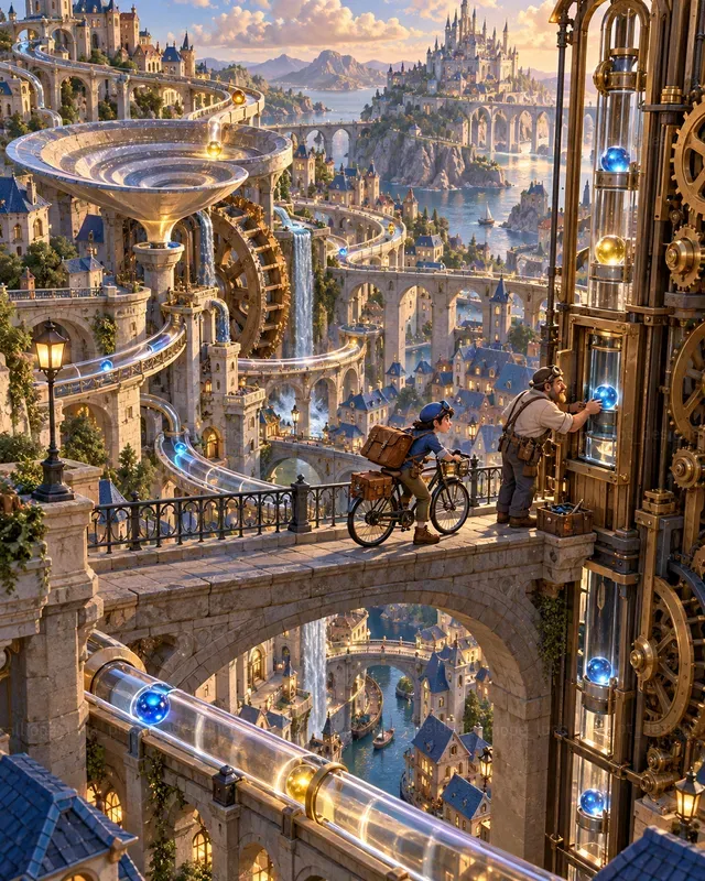 Giant Marble Machine Worlds