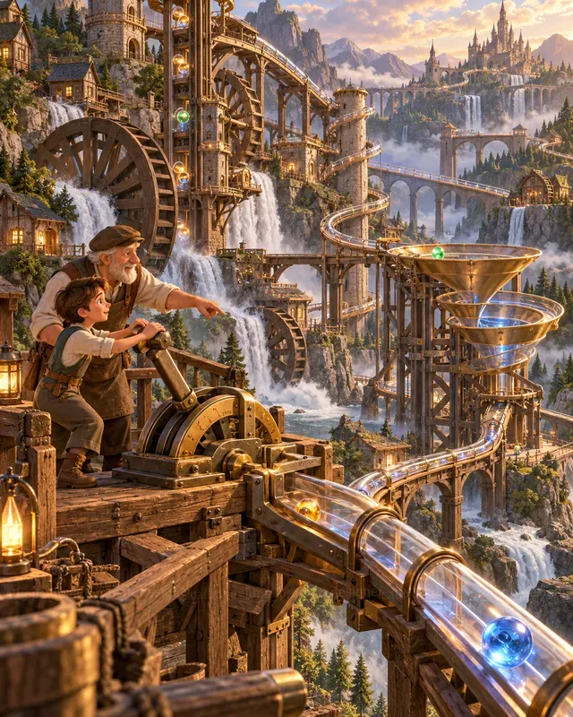Giant Marble Machine Worlds