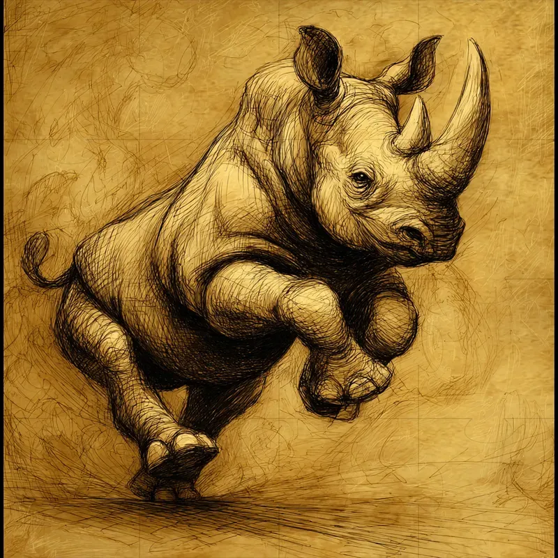 Dynamic Yellow Sepia Animal Prints