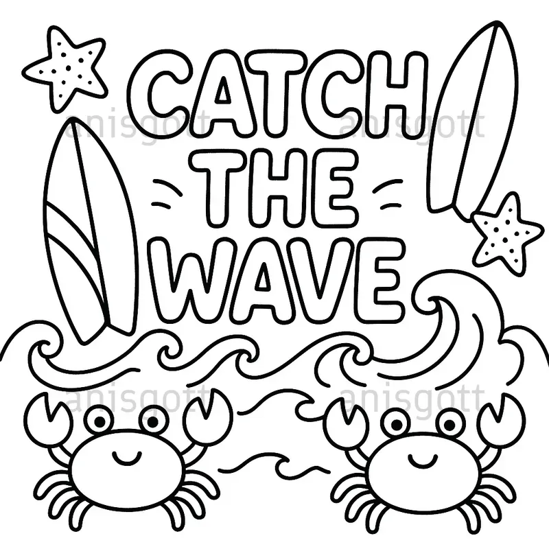 Kdp Summer Vibes Quotes Coloring Pages