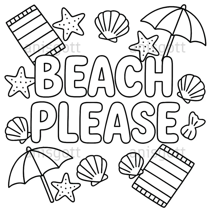 Kdp Summer Vibes Quotes Coloring Pages