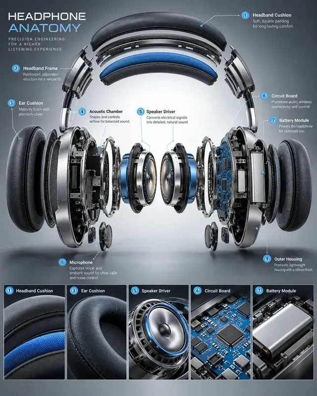 3D Product Anatomy Infographics