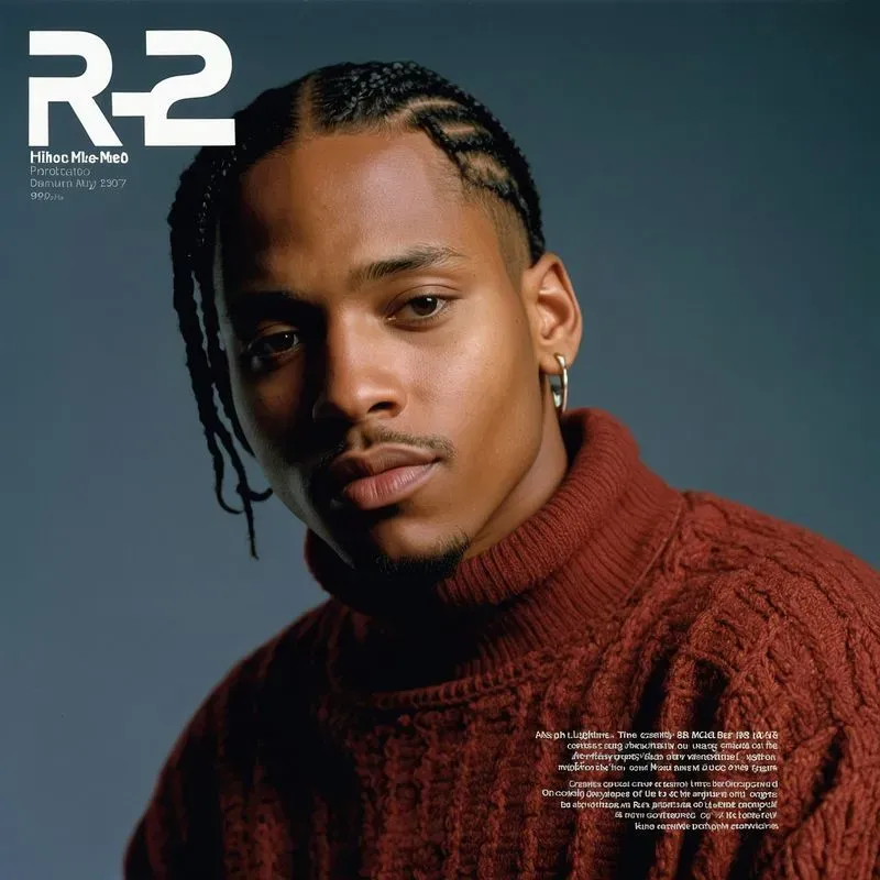90s Vibe Magazine Cover Blueprints