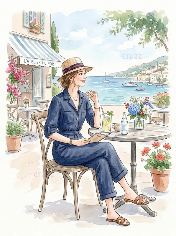 Elegant Watercolor Memorial Day Girls