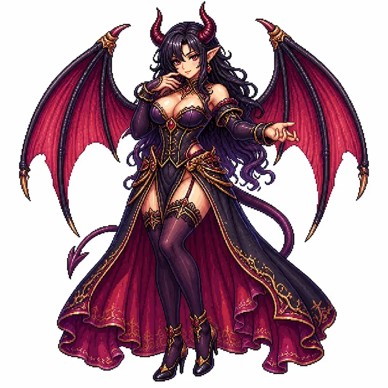 Retro 16 Bit RPG Game Character Designs