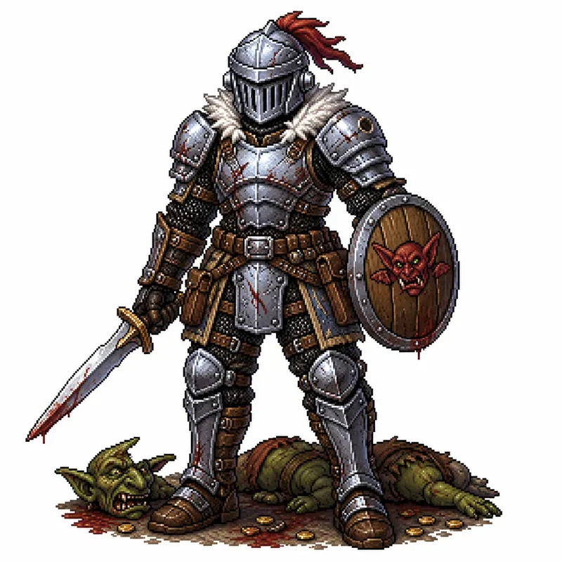 Retro 16 Bit RPG Game Character Designs