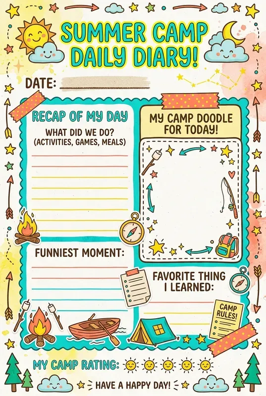 Printable Journal Page Generator