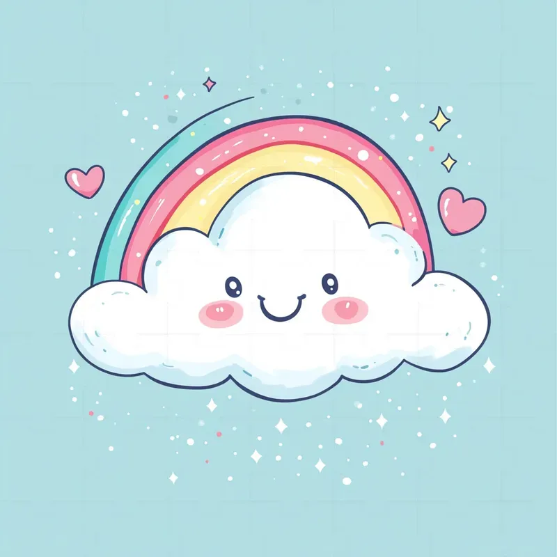 Kawaii Doodle Illustrations