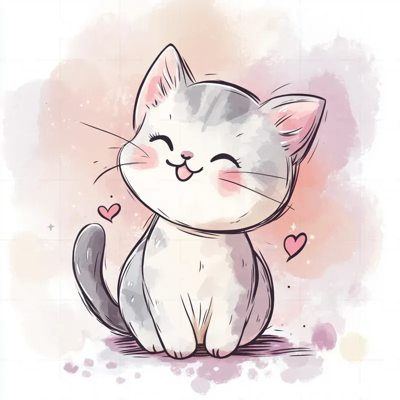 Kawaii Doodle Illustrations