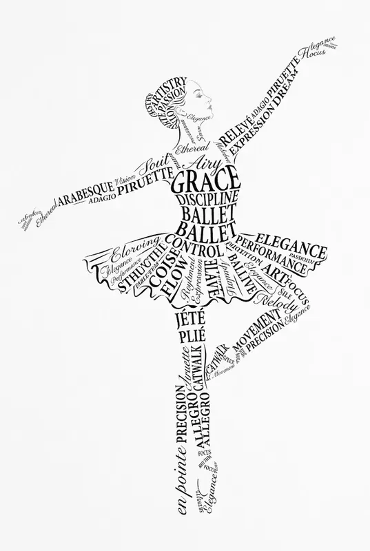 Typographic Silhouette Art