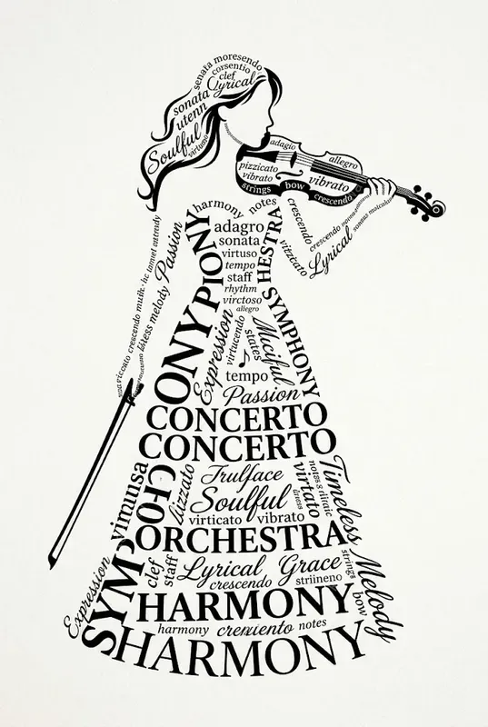 Typographic Silhouette Art