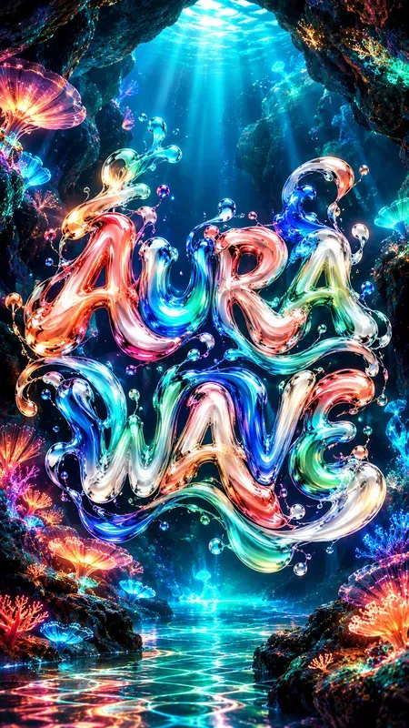 Premium 3D Liquid Dancing Typographies