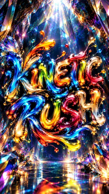 Premium 3D Liquid Dancing Typographies