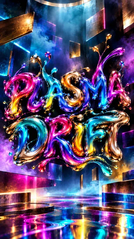 Premium 3D Liquid Dancing Typographies