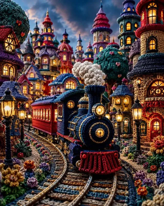 Whimsical Crochet Fantasy Worlds