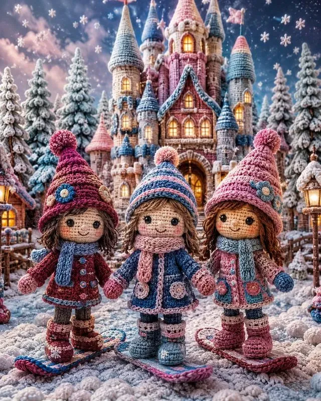 Whimsical Crochet Fantasy Worlds