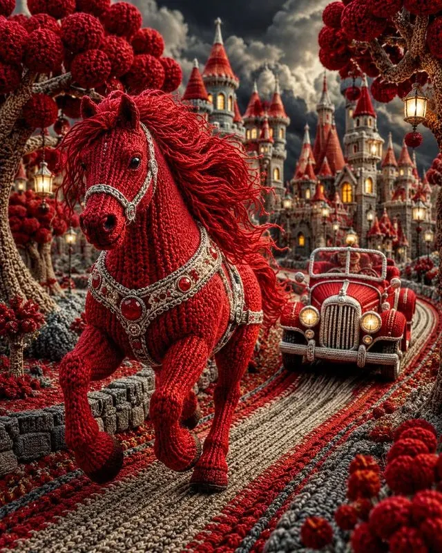 Whimsical Crochet Fantasy Worlds