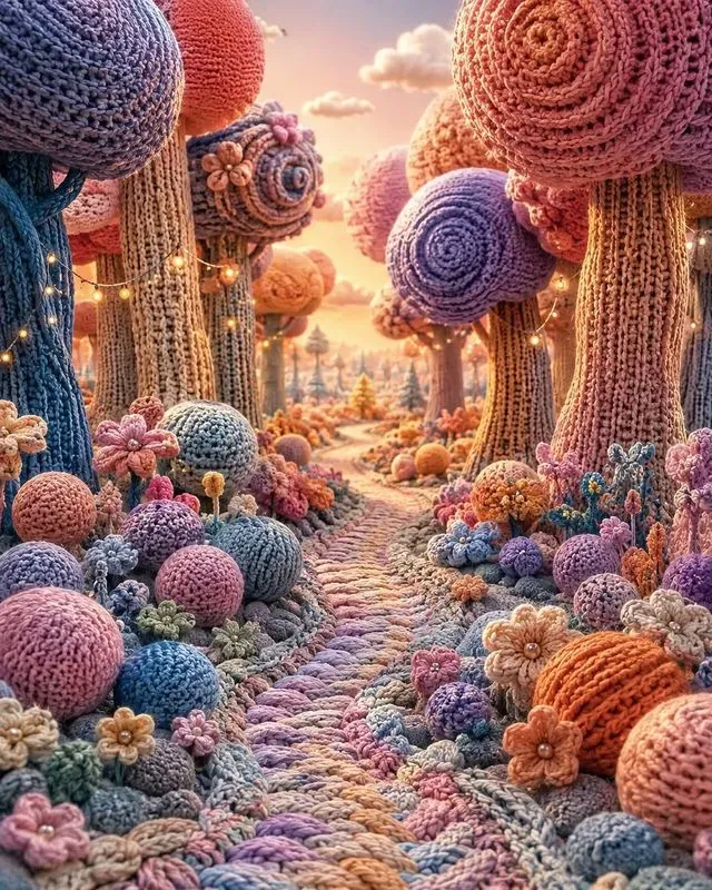 Whimsical Crochet Fantasy Worlds