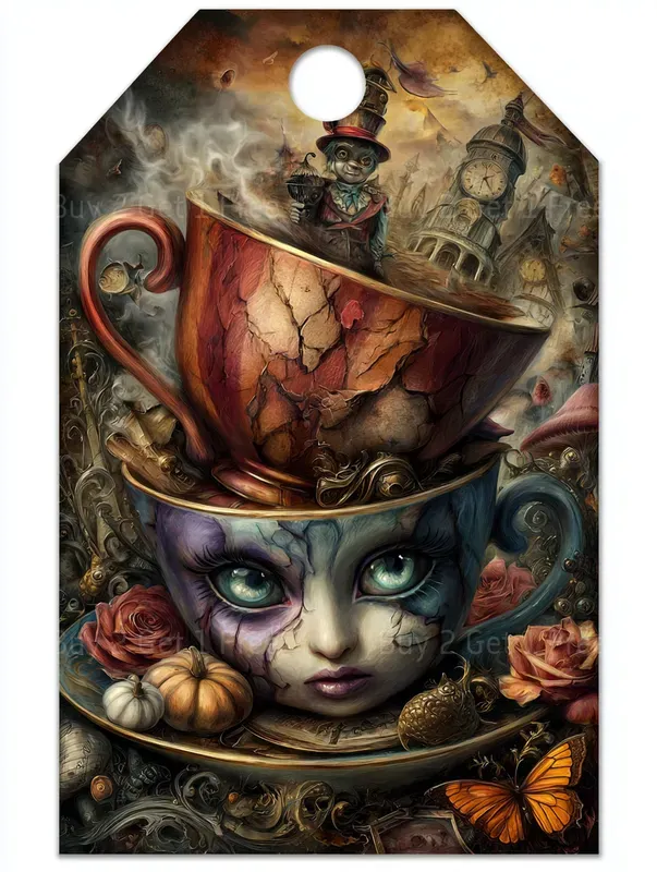 Dark Alice In Wonderland Product Tags