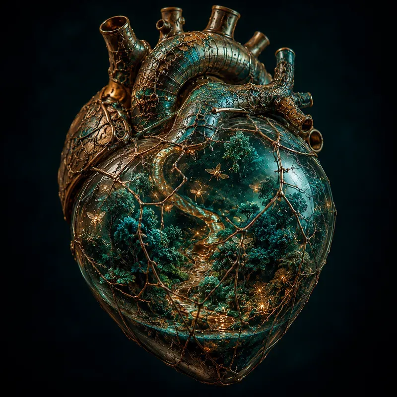 Living Machine Souls Fused In Copper