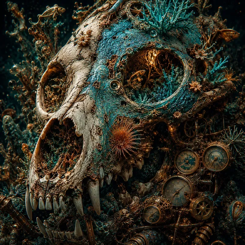 Living Machine Souls Fused In Copper