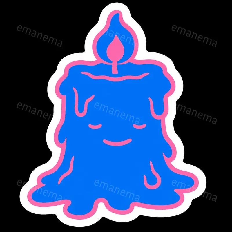 Surreal Organic Character Sticker Vectors