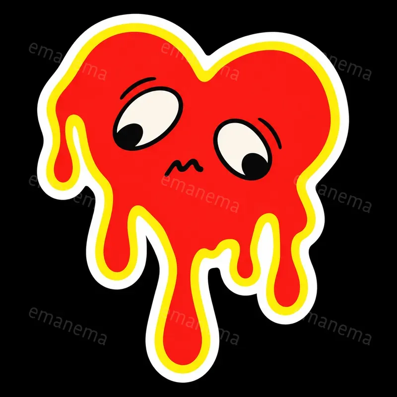 Surreal Organic Character Sticker Vectors