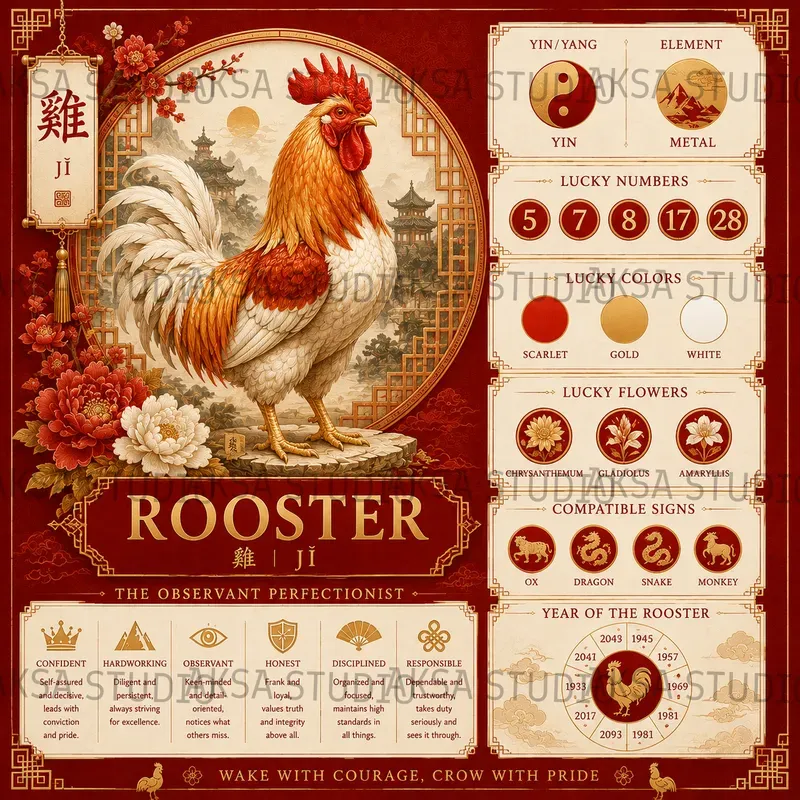 Chinese Zodiac Infographics