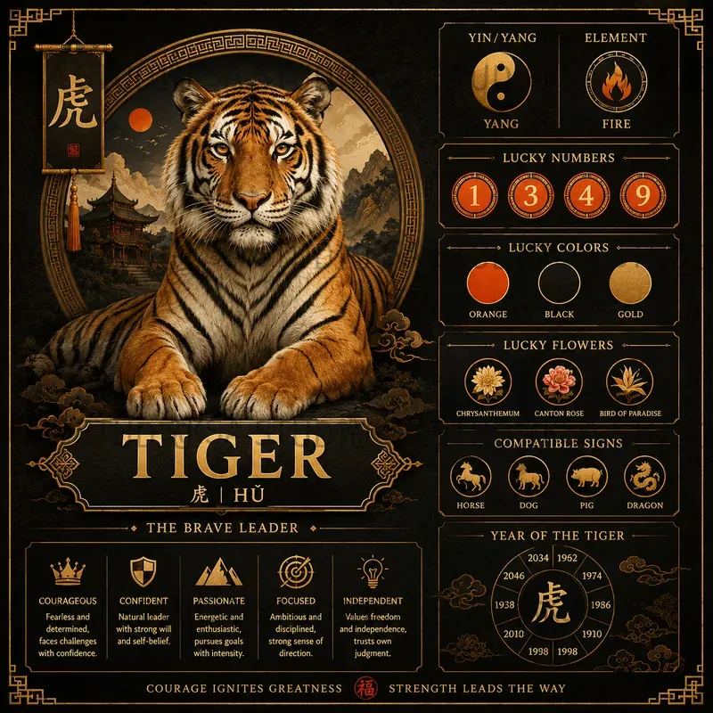 Chinese Zodiac Infographics