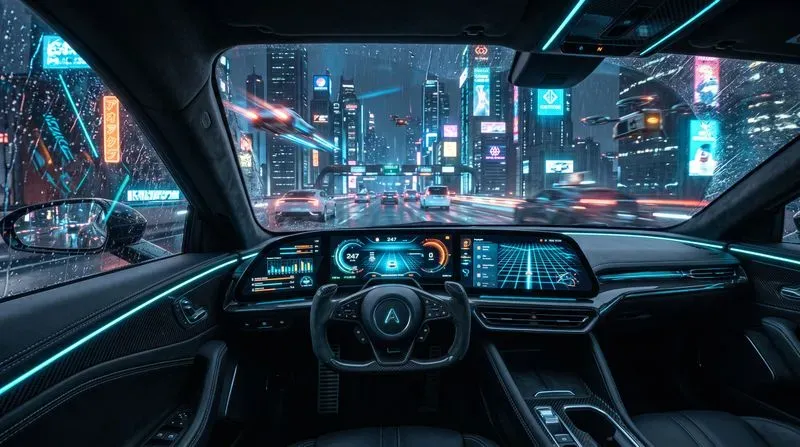 Realistic Car Scifi Cockpits
