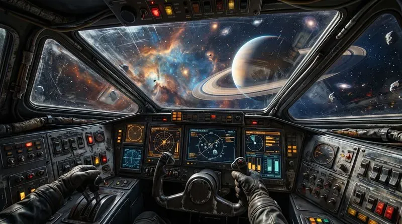 Realistic Car Scifi Cockpits