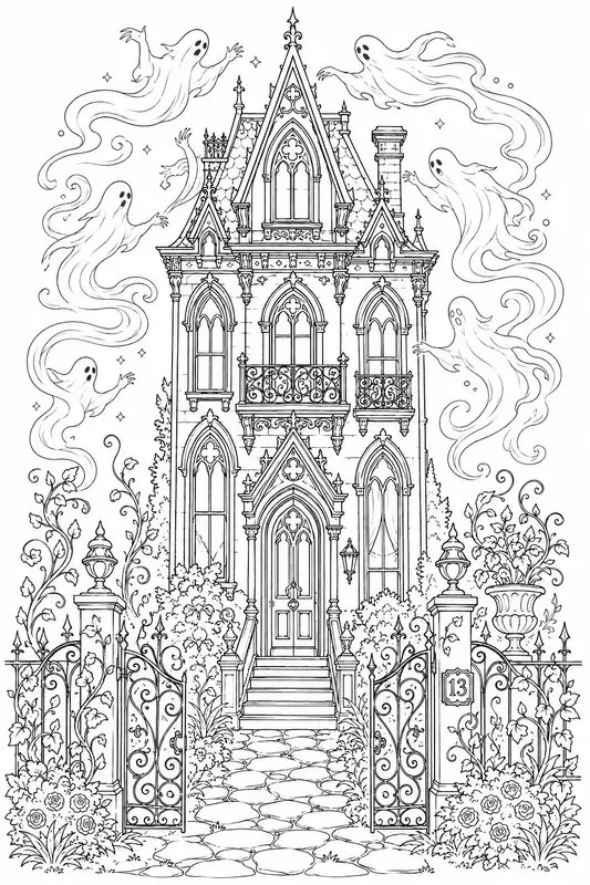 Victorian Haunted House Pages