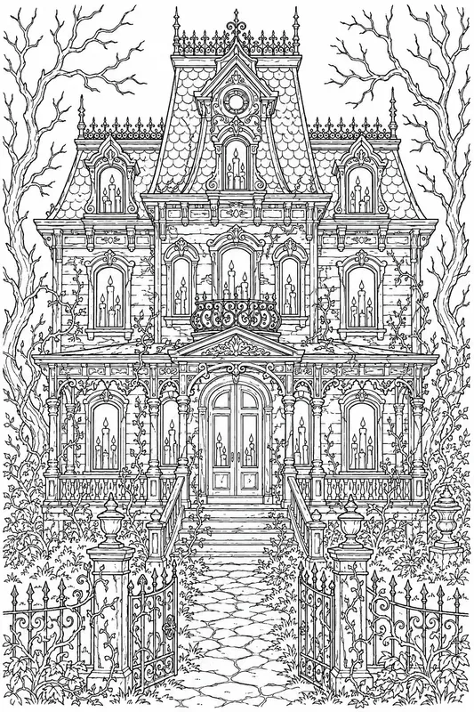 Victorian Haunted House Pages
