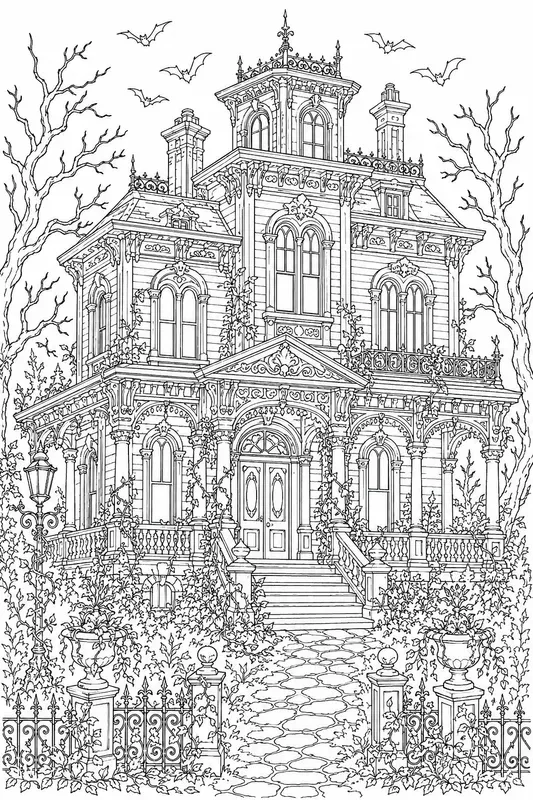 Victorian Haunted House Pages