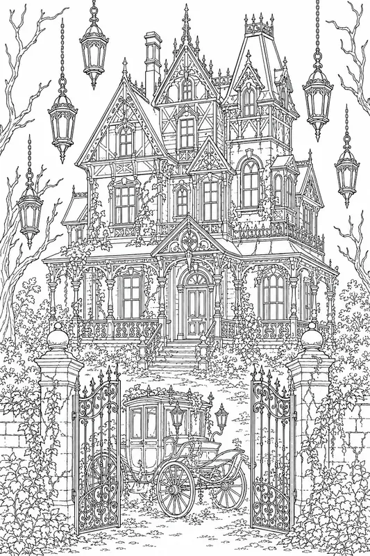 Victorian Haunted House Pages