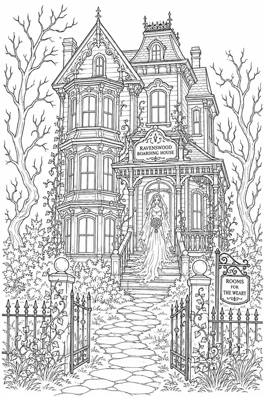 Victorian Haunted House Pages