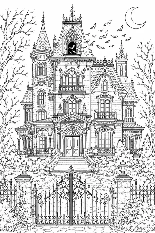 Victorian Haunted House Pages