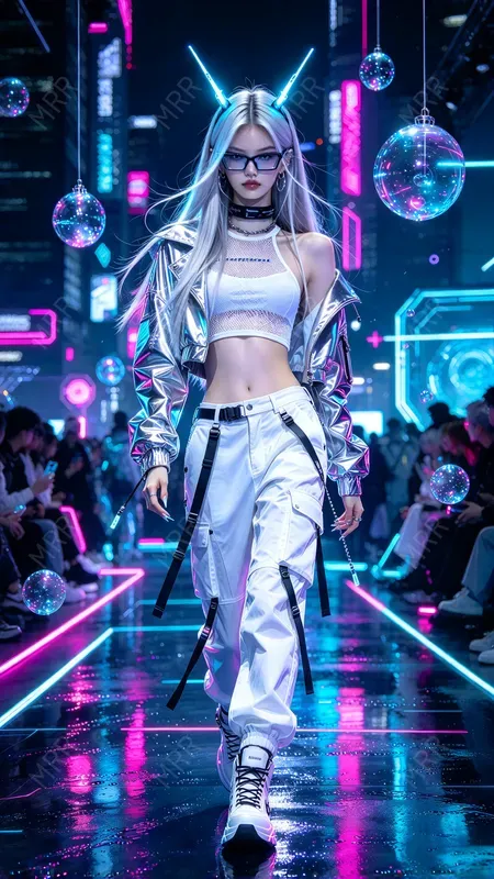 Cyberpunk Runway Fashion