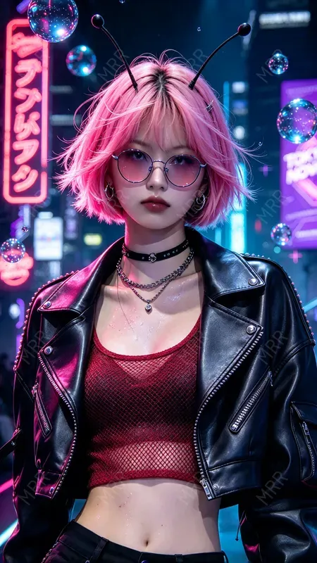Cyberpunk Runway Fashion